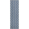 Piper Looms Mayfield Swirls AMF1055 Navy Machine Washable Area Rug Runner Main Image