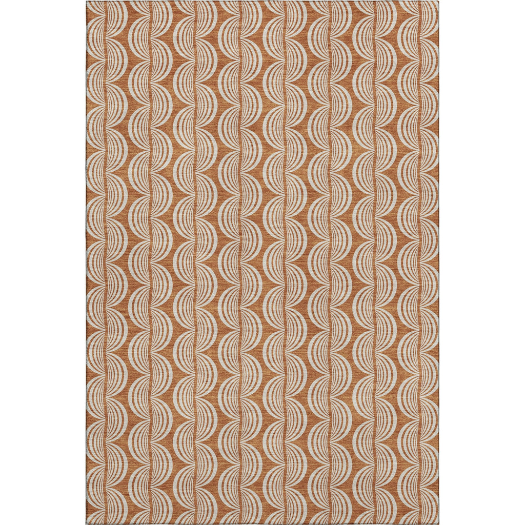 Piper Looms Mayfield Swirls AMF1055 Paprika Machine Washable Area Rug main image