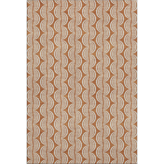 Piper Looms Mayfield Swirls AMF1055 Paprika Machine Washable Area Rug main image
