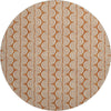 Piper Looms Mayfield Swirls AMF1055 Paprika Machine Washable Area Rug Round Main Image