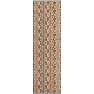 Piper Looms Mayfield Swirls AMF1055 Paprika Machine Washable Area Rug Runner Main Image