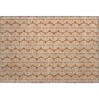 Piper Looms Mayfield Swirls AMF1055 Paprika Machine Washable Area Rug Scatter Main Image