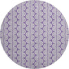 Piper Looms Mayfield Swirls AMF1055 Purple Machine Washable Area Rug Round Main Image