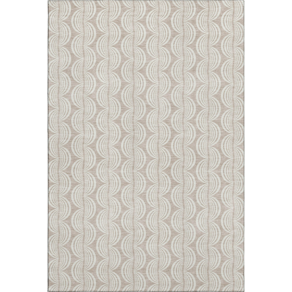 Piper Looms Mayfield Swirls AMF1056 Khaki Machine Washable Area Rug main image