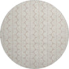 Piper Looms Mayfield Swirls AMF1056 Khaki Machine Washable Area Rug Round Main Image