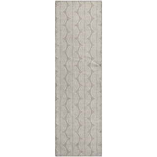 Piper Looms Mayfield Swirls AMF1056 Khaki Machine Washable Area Rug Runner Main Image