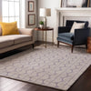 Piper Looms Mayfield Swirls AMF1056 Lavender Machine Washable Area Rug Lifestyle Image Feature