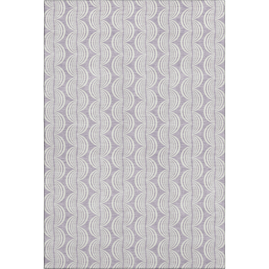 Piper Looms Mayfield Swirls AMF1056 Lavender Machine Washable Area Rug main image