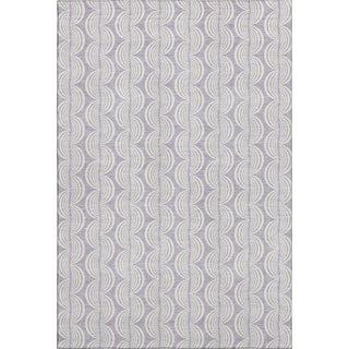 Piper Looms Mayfield Swirls AMF1056 Lavender Machine Washable Area Rug main image