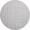 Piper Looms Mayfield Swirls AMF1056 Lavender Machine Washable Area Rug Round Main Image