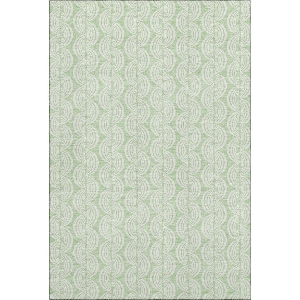 Piper Looms Mayfield Swirls AMF1056 Mint Machine Washable Area Rug main image