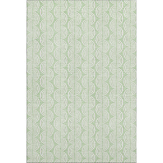 Piper Looms Mayfield Swirls AMF1056 Mint Machine Washable Area Rug main image