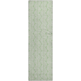 Piper Looms Mayfield Swirls AMF1056 Mint Machine Washable Area Rug Runner Main Image