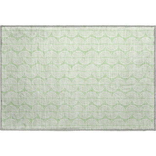 Piper Looms Mayfield Swirls AMF1056 Mint Machine Washable Area Rug Scatter Main Image