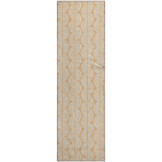 Piper Looms Mayfield Swirls AMF1056 Peach Machine Washable Area Rug Runner Main Image