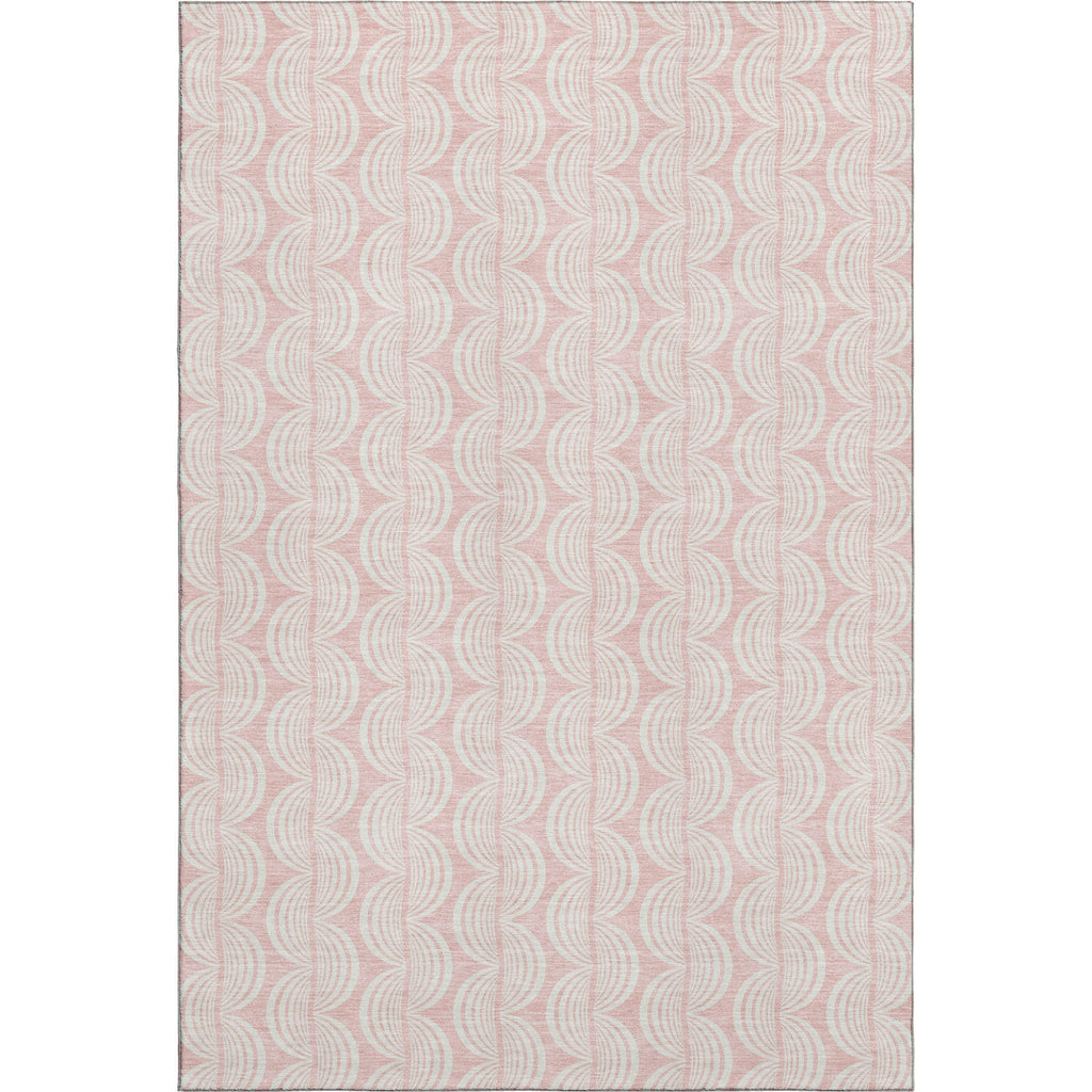 Piper Looms Mayfield Swirls AMF1056 Pink Machine Washable Area Rug main image