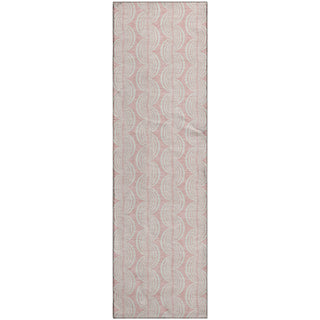 Piper Looms Mayfield Swirls AMF1056 Pink Machine Washable Area Rug Runner Main Image