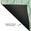 Piper Looms Mayfield Swirls AMF1056 Seafoam Machine Washable Area Rug Backing Image