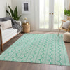Piper Looms Mayfield Swirls AMF1056 Seafoam Machine Washable Area Rug Lifestyle Image Feature