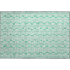 Piper Looms Mayfield Swirls AMF1056 Seafoam Machine Washable Area Rug Scatter Main Image