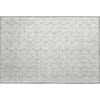Piper Looms Mayfield Swirls AMF1056 Silver Machine Washable Area Rug Scatter Main Image