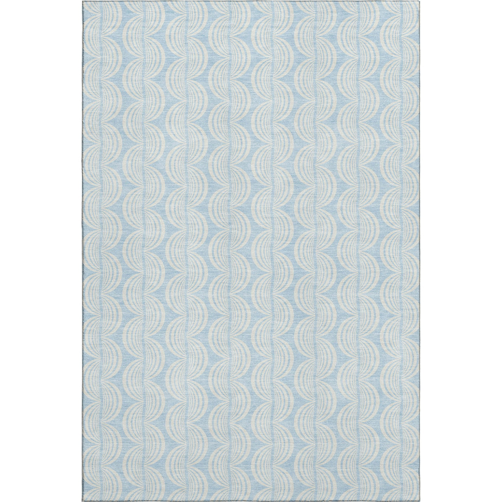Piper Looms Mayfield Swirls AMF1056 Sky Machine Washable Area Rug main image
