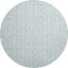 Piper Looms Mayfield Swirls AMF1056 Sky Machine Washable Area Rug Round Main Image