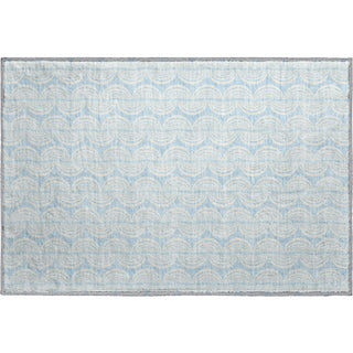 Piper Looms Mayfield Swirls AMF1056 Sky Machine Washable Area Rug Scatter Main Image