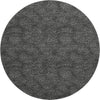 Piper Looms Mayfield Geometric AMF1057 Black Machine Washable Area Rug Round Main Image