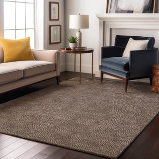 Piper Looms Mayfield Geometric AMF1057 Brown Machine Washable Area Rug Lifestyle Image Feature