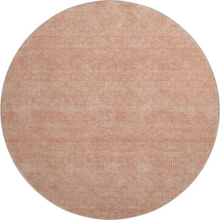 Piper Looms Mayfield Geometric AMF1057 Copper Machine Washable Area Rug Round Main Image