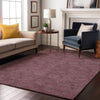 Piper Looms Mayfield Geometric AMF1057 Eggplant Machine Washable Area Rug Lifestyle Image Feature