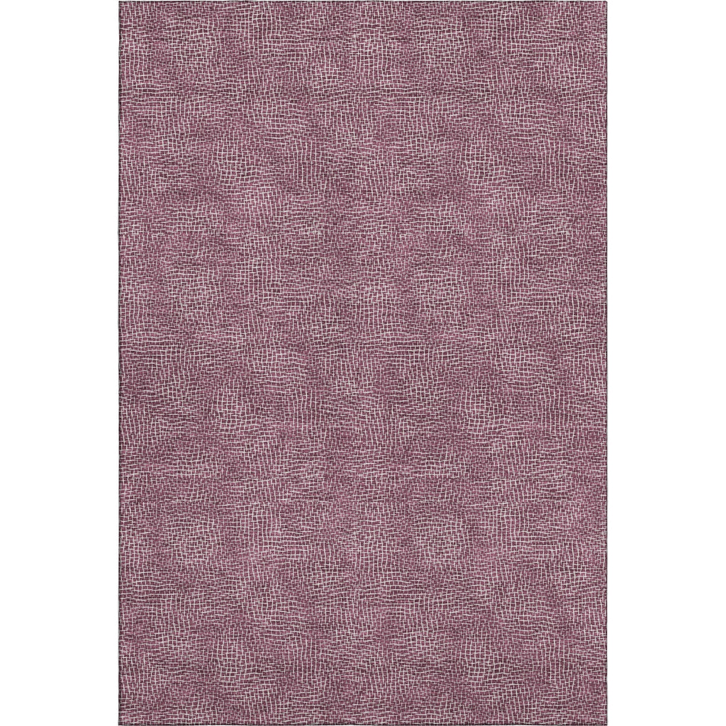 Piper Looms Mayfield Geometric AMF1057 Eggplant Machine Washable Area Rug main image
