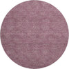 Piper Looms Mayfield Geometric AMF1057 Eggplant Machine Washable Area Rug Round Main Image