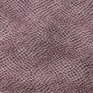 Piper Looms Mayfield Geometric AMF1057 Eggplant Machine Washable Area Rug Swatch Image