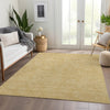 Piper Looms Mayfield Geometric AMF1057 Gold Machine Washable Area Rug Lifestyle Image Feature