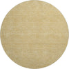 Piper Looms Mayfield Geometric AMF1057 Gold Machine Washable Area Rug Round Main Image