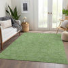 Piper Looms Mayfield Geometric AMF1057 Green Machine Washable Area Rug Lifestyle Image Feature