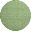 Piper Looms Mayfield Geometric AMF1057 Green Machine Washable Area Rug Round Main Image