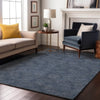 Piper Looms Mayfield Geometric AMF1057 Navy Machine Washable Area Rug Lifestyle Image Feature