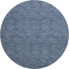 Piper Looms Mayfield Geometric AMF1057 Navy Machine Washable Area Rug Round Main Image