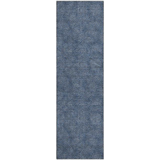 Piper Looms Mayfield Geometric AMF1057 Navy Machine Washable Area Rug Runner Main Image