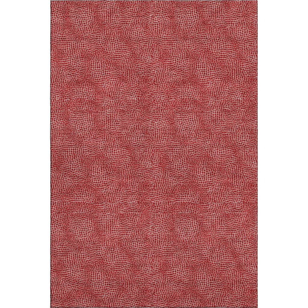 Piper Looms Mayfield Geometric AMF1057 Red Machine Washable Area Rug main image