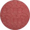 Piper Looms Mayfield Geometric AMF1057 Red Machine Washable Area Rug Round Main Image
