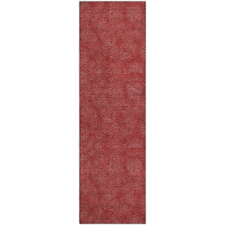 Piper Looms Mayfield Geometric AMF1057 Red Machine Washable Area Rug Runner Main Image