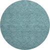 Piper Looms Mayfield Geometric AMF1057 Teal Machine Washable Area Rug Round Main Image