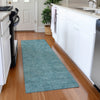 Piper Looms Mayfield Geometric AMF1057 Teal Machine Washable Area Rug Runner Lifestyle Image Feature