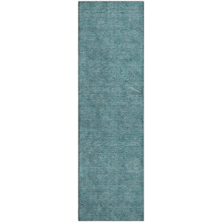 Piper Looms Mayfield Geometric AMF1057 Teal Machine Washable Area Rug Runner Main Image