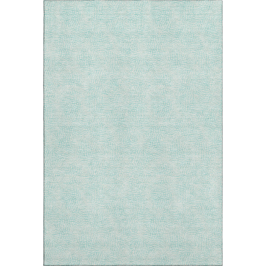 Piper Looms Mayfield Geometric AMF1058 Aqua Machine Washable Area Rug main image