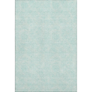 Piper Looms Mayfield Geometric AMF1058 Aqua Machine Washable Area Rug main image